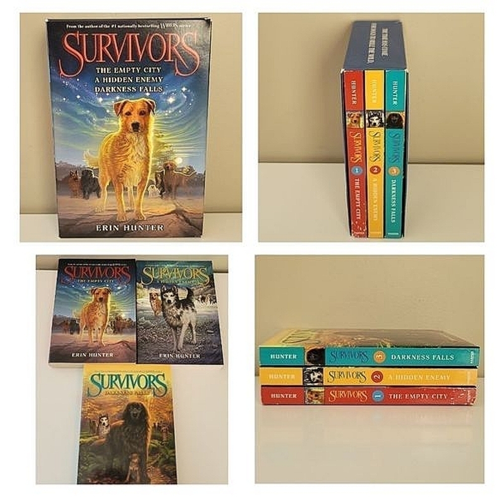 Survivors Book Set Erin Hunter Warriors Author Books 1-3 #481